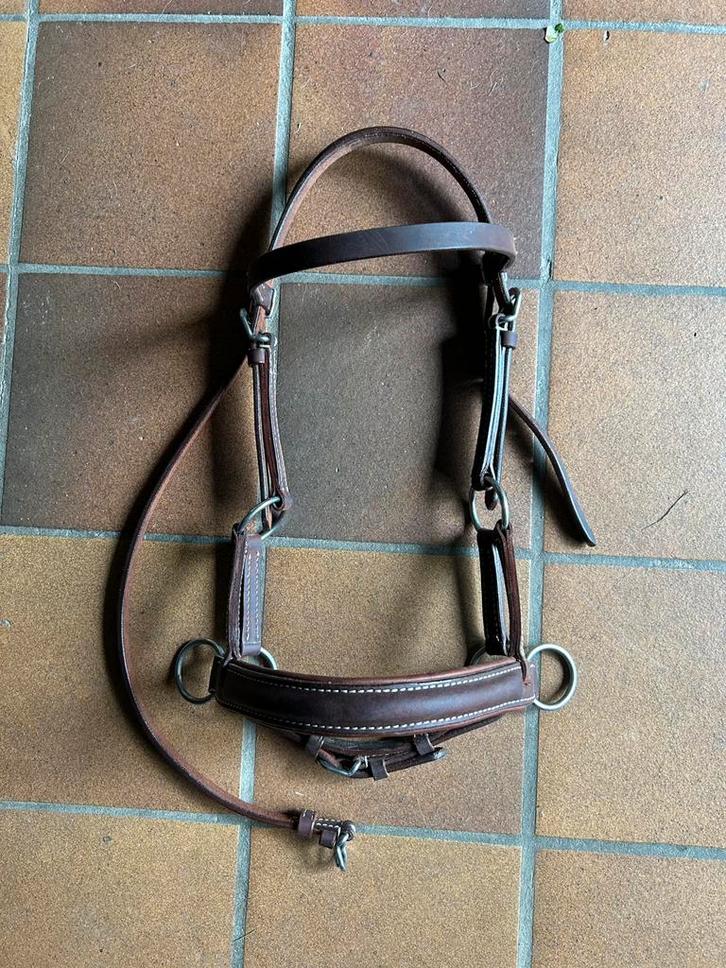 Sidepull maat COB, Dieren en Toebehoren, Paarden en Pony's | Hoofdstellen en Tuigage, Zo goed als nieuw, Western, Ophalen of Verzenden