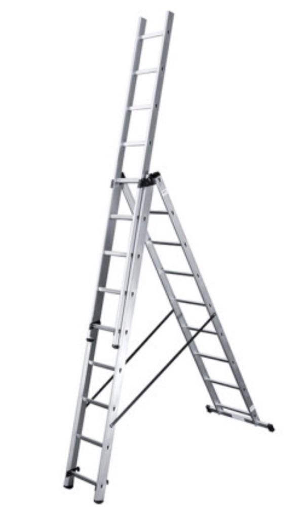 Echelle 6,7m en aluminium Hailo Hobby, Bricolage & Construction, Échelles & Escaliers, Utilisé, Échelle, 4 mètres ou plus, Enlèvement