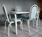 Keukentafel + 4 stoelen, Enlèvement, Utilisé