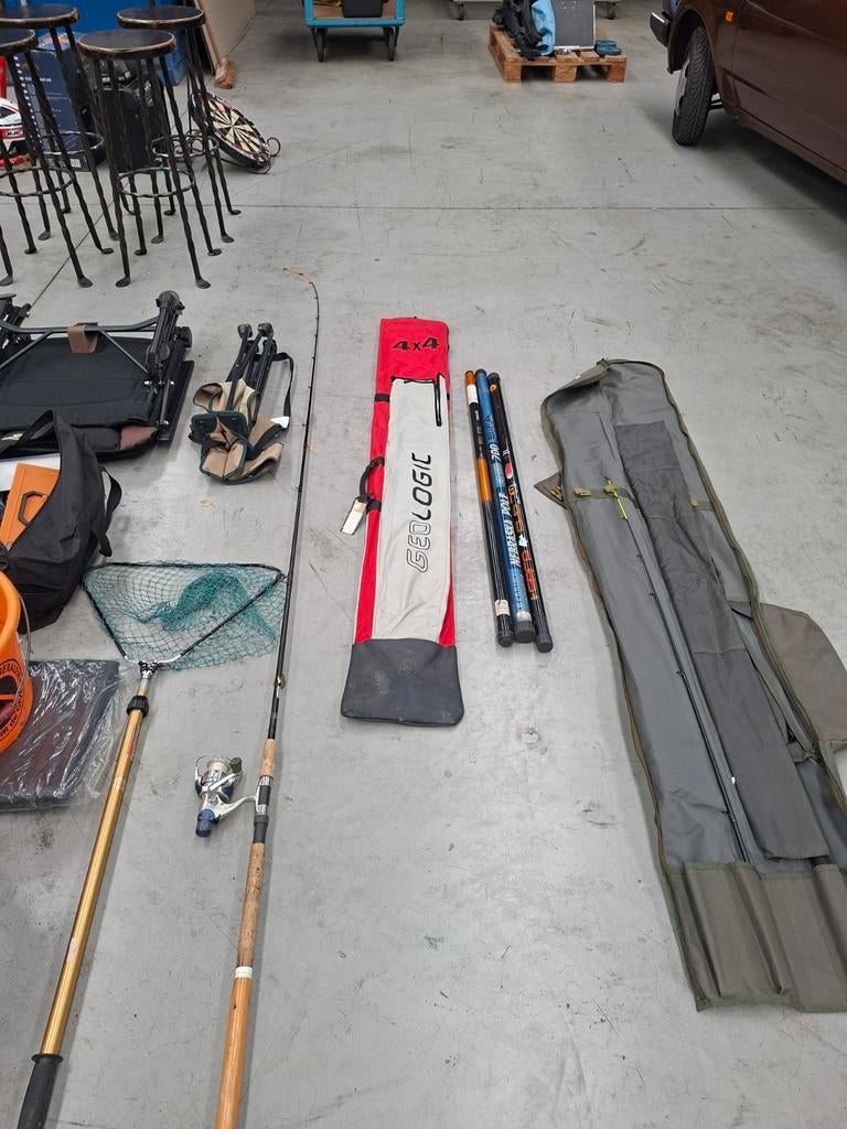 Lot visgerief karpervissen witvissen feeder, Watersport en Boten, Ophalen