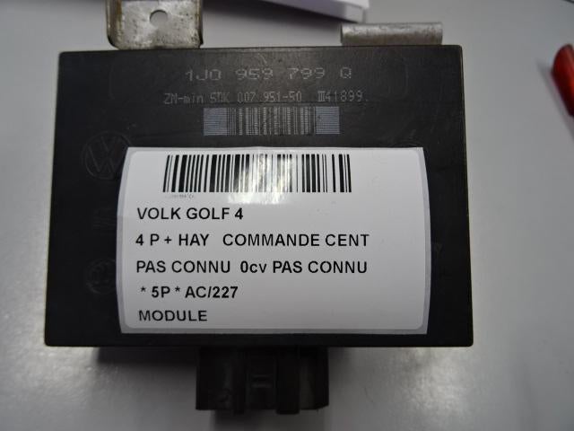 UNITE ELECTRONIQUE Volkswagen Golf IV (1J1) (1J0959799Q), Autos : Pièces & Accessoires, Électronique & Câbles, Volkswagen, Utilisé