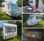 Caravan -750 kg, Caravans en Kamperen, Caravans, Omvormbare zithoek, Tot en met 3, Particulier, Uitbouw voortent