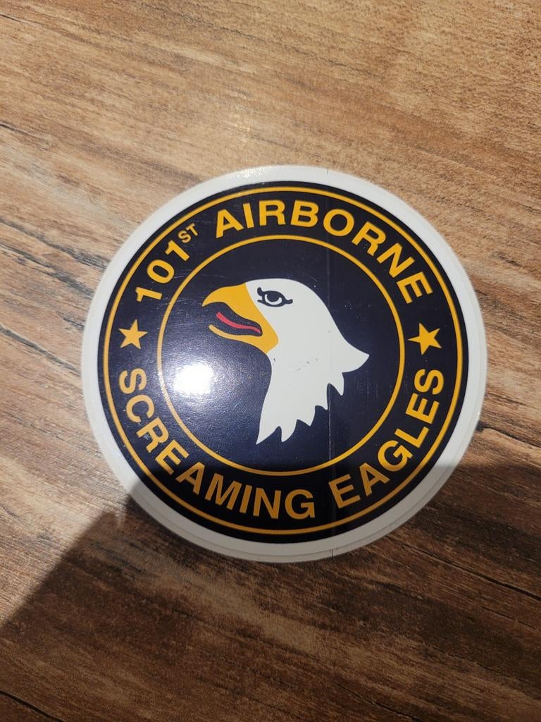 Autocollant 101st Airborne - Screaming Eagles, Collections, Enlèvement ou Envoi