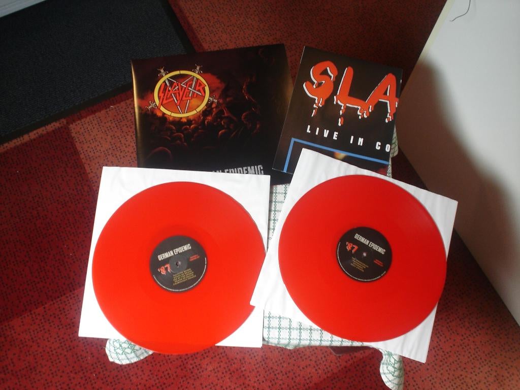 slayer german epideemic  1987 gekleurd, Enlèvement ou Envoi, Neuf, dans son emballage, Autres formats, Pop rock