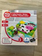 Cube puzzle, houten puzzel - 6 verschillende puzzels, Ophalen, 2 tot 4 jaar, Nieuw, Van hout