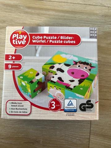 Cube puzzle, houten puzzel - 6 verschillende puzzels beschikbaar voor biedingen