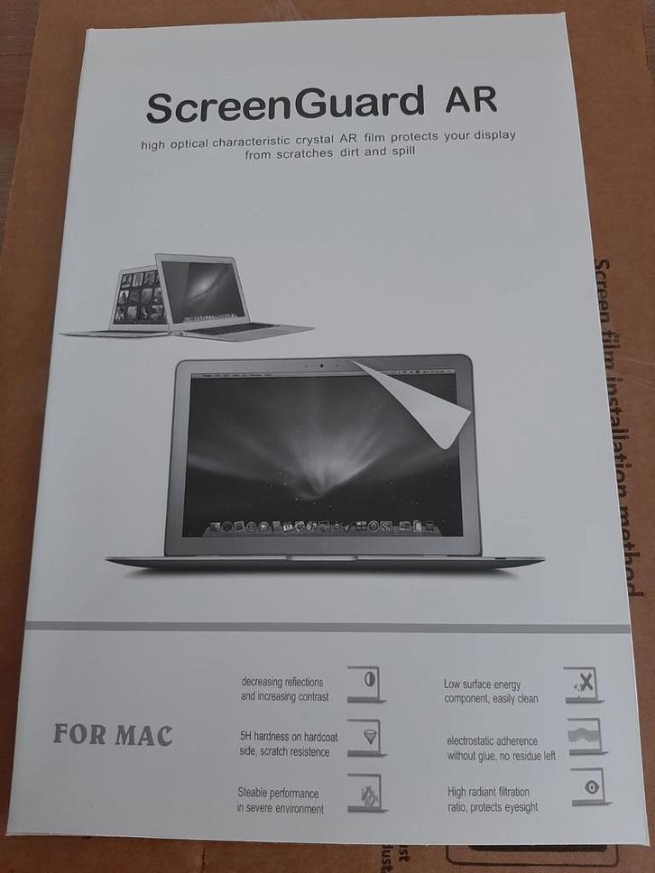 Film de protection MAC ScreenGuard AR pour ordinateur portab, Informatique & Logiciels, Supports d'ordinateur portable, Neuf, Enlèvement ou Envoi