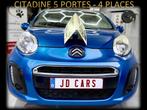 CITROËN C1 1.0 ESSENCE ‼️GARANTIE 1 AN CTOK‼️, Auto's, Voorwielaandrijving, Stof, Zwart, Blauw