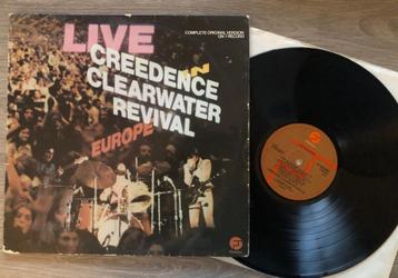 CREEDENCE CLEARWATER REVIVAL - Live in Europe (LP)