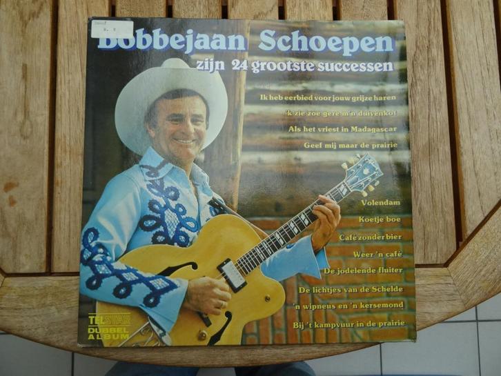 lp bobbejaan schoepen zijn 24 grootste successen, Cd's en Dvd's, Vinyl | Nederlandstalig, Zo goed als nieuw, Levenslied of Smartlap