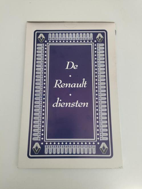 Renault spel kaarten advertentie, Antiek en Kunst, Curiosa en Brocante, Ophalen of Verzenden