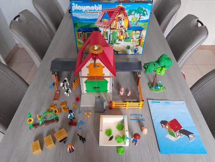 Playmobil Grote Boerderij - 4490, Kinderen en Baby's, Speelgoed | Playmobil, Zo goed als nieuw, Complete set, Ophalen of Verzenden