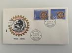 Postzegel First Day Cover Italië Rotary 1970, Postzegels en Munten, Ophalen of Verzenden, Gestempeld