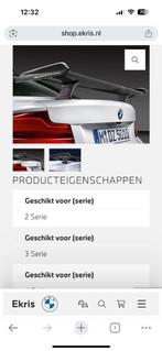Bmw mperformance Carbon spoiler, Auto's, BMW, 2 Reeks, Particulier, Coupé, Te koop