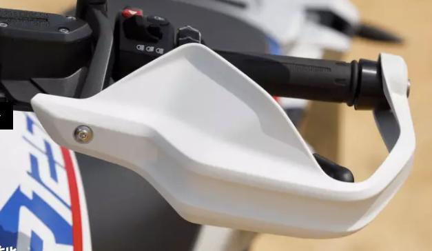 Bmw Jeu Protège-Mains  (Lightwhite-Uni) - R1200 et1250Gs Adv, Motoren, Onderdelen | BMW, Nieuw, Ophalen of Verzenden