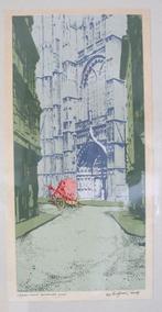 Vintage Wilfried Renty -  Pop Art zeefdruk Litho - Antwerpen, Ophalen