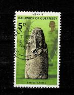 EUROPA GUERNSEY PREHISTORISCH MONUMENT 1 POSTZEGEL GESTEMPEL, Ophalen of Verzenden, Overige landen, Gestempeld