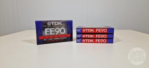 TDK FE90 Cassettebandje | Tape | 90 Minuten | Type 1, Cd's en Dvd's, Cassettebandjes, Nieuw in verpakking, Onbespeeld, 2 t/m 25 bandjes