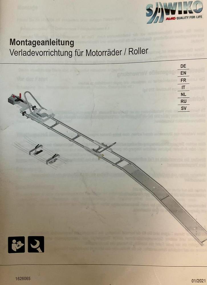 Motorlaadhulpsysteem, Motos, Accessoires | Autre, Comme neuf, Enlèvement
