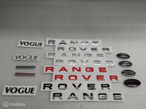 Logo Land Range Rover L322 Vogue Letters Logo's P38 zwart, Auto-onderdelen, Klein materiaal, Land Rover, Gebruikt, Ophalen of Verzenden