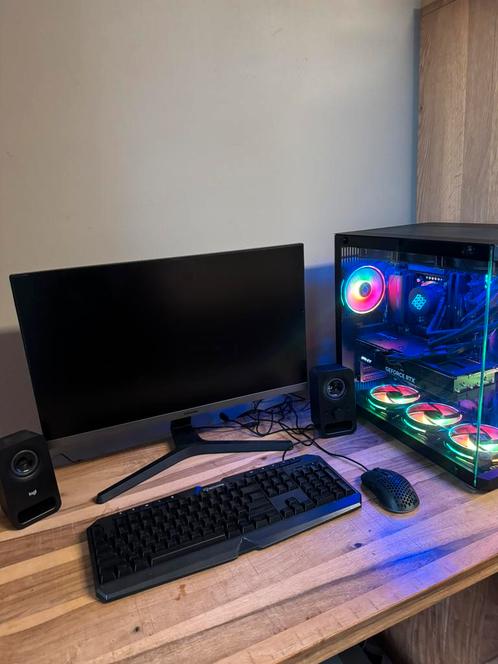 High end gaming set up, Computers en Software, Desktop Pc's, Zo goed als nieuw, SSD, Gaming, Ophalen