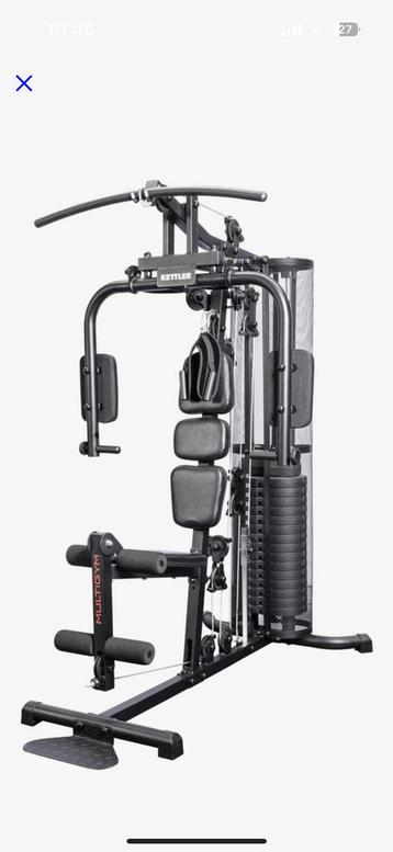 Kettler multigym, Centrale électrique, Enlèvement, Utilisé, Métal