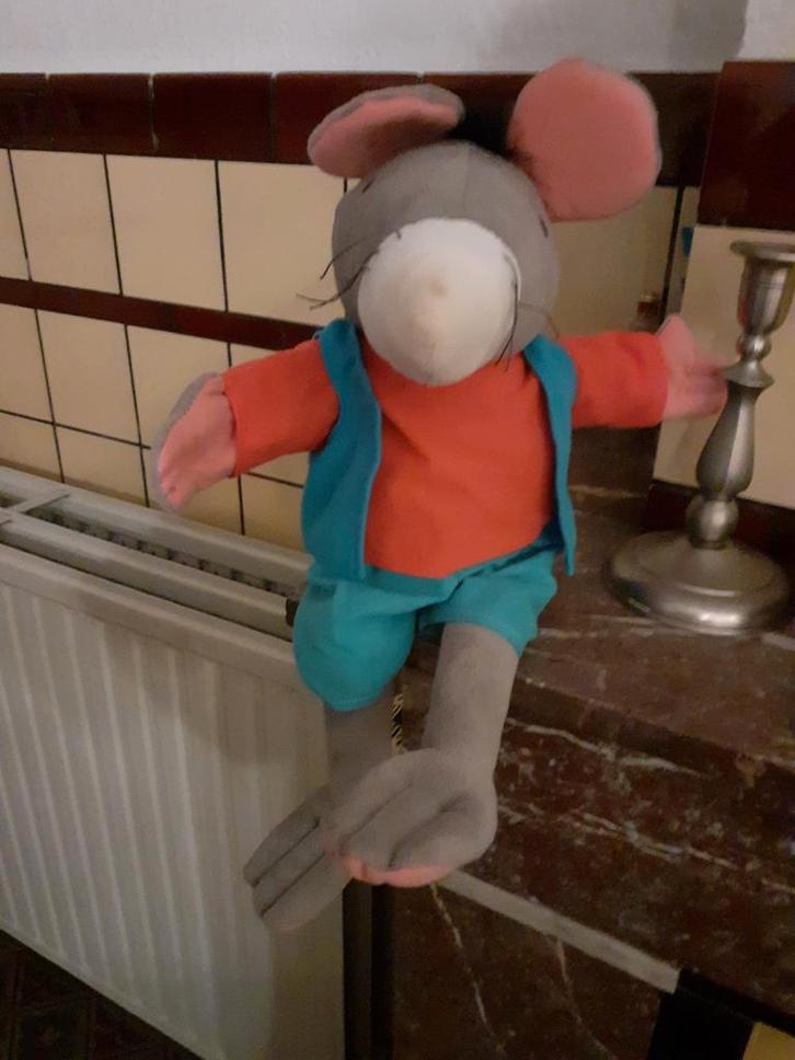 Rat van Max Velthuijs handpop poppenkastpop, Verzamelen, Poppen, Ophalen of Verzenden