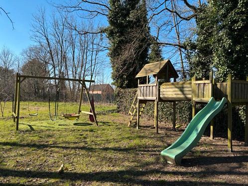 Speeltoestel, Kinderen en Baby's, Speelgoed | Buiten | Speeltoestellen, Gebruikt, Glijbaan, Loopbrug, Schommel, Ophalen