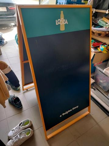 Looza krijtbord/reclamepaneel beschikbaar voor biedingen