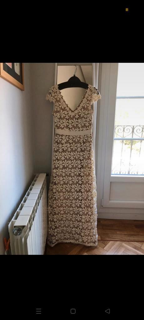 Hoss Utopia, schitterende kanten jurk 36 NP375€, Kleding | Dames, Jurken, Nieuw, Maat 36 (S), Wit, Ophalen of Verzenden