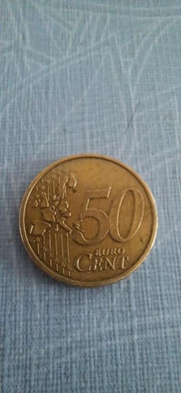 euromunt 50 cent  beschikbaar voor biedingen