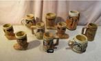 10 grands pots à bière en poterie ancienne, Enlèvement ou Envoi