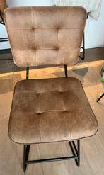 Henders & hazel barstoel Julien cognac, Ophalen, Draaibaar, Gebruikt, Leer