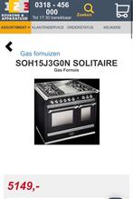 Nieuwe Solitaire Ascot Zwart 100cm Gas met Chroom afgewerkt, Ophalen of Verzenden, Nieuw, Grill, Gas