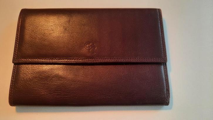 lederen portefeuille Gianfranco Corti bordeaux , kleingeld, Handtassen en Accessoires, Portemonnees, Nieuw, Leder, Ophalen of Verzenden