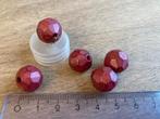 Kralen gefacetteerd fuchsia-rood - 5 stuks, Enlèvement ou Envoi, Neuf, Perle