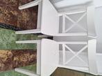 CHAISES EN BOIS INGOLF IKEA, Huis en Inrichting, Ophalen, Gebruikt, Wit, Vijf, Zes of meer stoelen