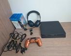 PS4 Slim - 1 TB + Controller + Headset + 8 games, Enlèvement, Comme neuf