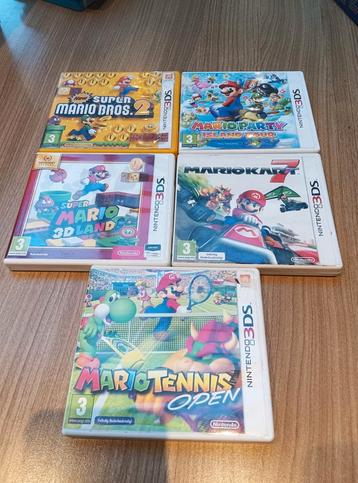 Nintendo 3DS Mario spellen beschikbaar voor biedingen