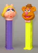 2 PEZ dispensers The Muppet Show / PEZ The Muppets uit 1991, Ophalen of Verzenden, Gebruikt