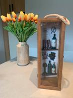 Boîte à vin en bois vintage, fond 3D, boîte à vin en bois, Enlèvement ou Envoi, Comme neuf