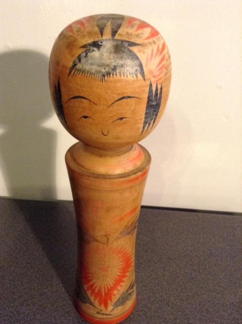 Kokeshi - Traditionele Japanse houten pop / 12, Antiek en Kunst, Antiek | Speelgoed, Ophalen of Verzenden