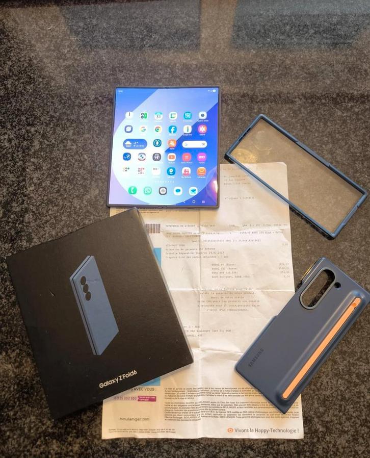 Samsung Z fold 6 256 GB, Telecommunicatie, Mobiele telefoons | Toebehoren en Onderdelen, Samsung, Ophalen