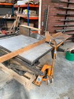 Zaagtafel, Ophalen