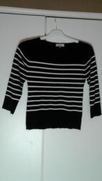 Pull marinière noir et blanc Aurel, Vêtements | Femmes, Enlèvement ou Envoi, Comme neuf, Blanc