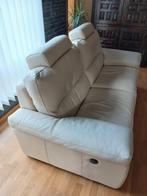 Fauteuil relax électrique en cuir - Etat impeccable !, 75 à 100 cm, 125 cm ou plus, Enlèvement, Utilisé