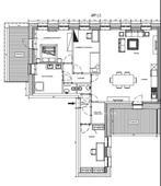 Appartement te koop in Elzele, 2 slpks, 2 pièces, Appartement, 925 m²
