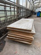 Houten platen 4 cm dik, Ophalen, Zo goed als nieuw