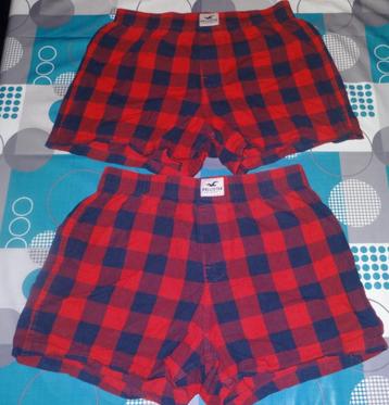 S small boxershort Hollister rood zwart geruit beschikbaar voor biedingen