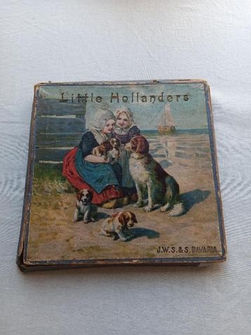 3 antieke puzzels "Little Hollanders" (Spears), ca. 1900 beschikbaar voor biedingen
